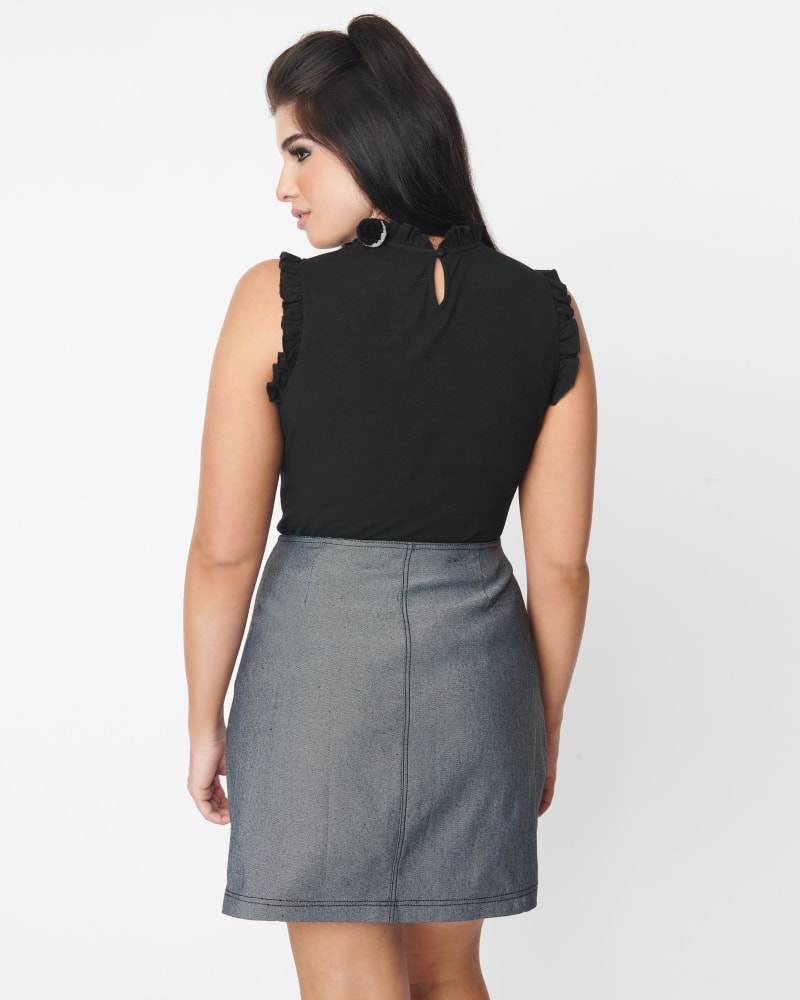 Tulip denim skirt new arrivals